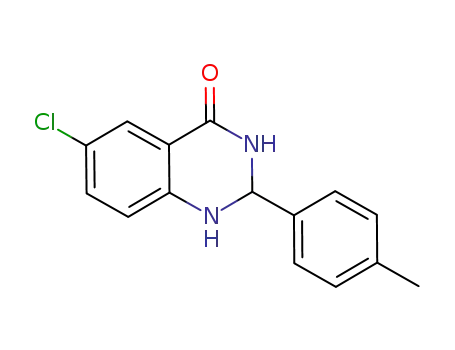 6-chloro-2-(p-tolyl)-2,3-dihydroquinazolin-4(1H)-one