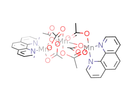 {Mn3(O2CCH3)6(1,10-phenanthroline)2}