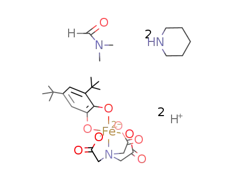 {piperidinium}2{Fe(N,N-bis(carboxymethyl)glycine)(3,5-di-tert-butylcatecholate)}*DMF