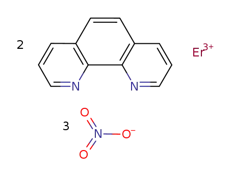 trinitrato-bis-(1,10-phenantroline)erbium(III)