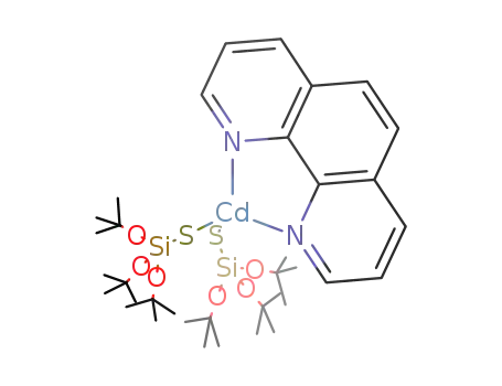 (1,10-phenanthroline)cadmium(II) bis(tri-tert-butoxysilanethiolate)
