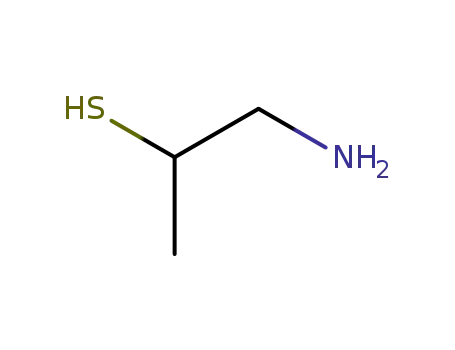 Molecular Structure of 598-36-7 (1-aminopropane-2-thiol)