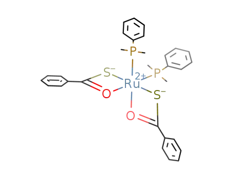 bis(dimethylphenylphosphine)bis(monothiobenzoato)ruthenium(II)