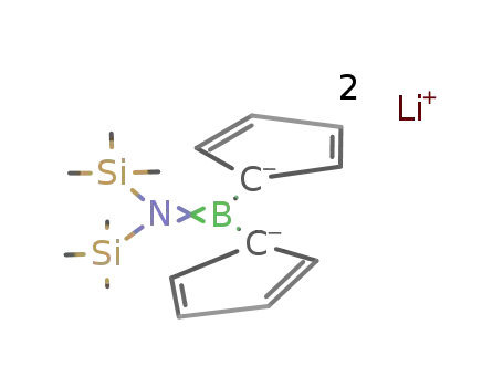 Li2[(cyclopentadiene)2BN(Si(CH3)3)2]