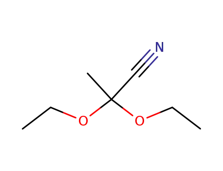 Molecular Structure of 56011-12-2 (2,2-Diethoxypropionitrile)
