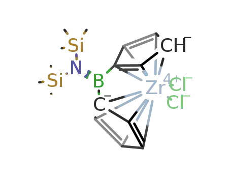 [((CH3)3Si)2NB(η(5)-cyclopentadienyl)2]ZrCl2