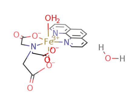 aqua(nitrilotriacetato)(1,10-phenanthroline)iron(III) monohydrate