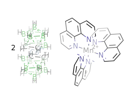 tris-(1,10-phenanthroline)manganese(II) 3,3-commo-bis[η5-1,2-dicarba-(3)-cobalt(III)-closo-dodecaborate]