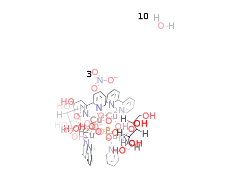 [Cu4(μ-OH)(α-D-glucose-1-phosphate)2(2,2'-bipyridyl)4(H2O)2](NO3)3*10H2O