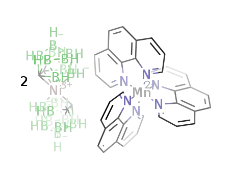[Mn(II)(1,10-phenantroline)3][bis(η5-1,2-B9C2H11)nickeliate(III)]2