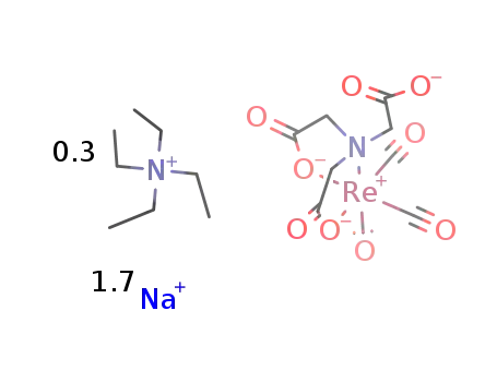 [NEt4]0.3Na1.7[Re(nitrilotriacetato)(CO)3]