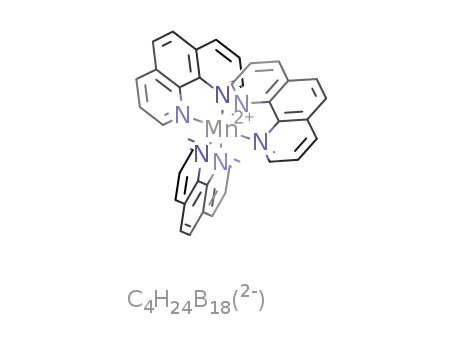 tris-(1,10-phenanthroline)manganese(II) nido-1,2-dicarbaundecaborate