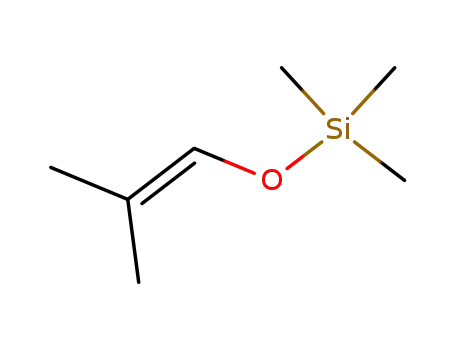 Molecular Structure of 6651-34-9 (2-METHYL-1-(TRIMETHYLSILOXY)-1-PROPENE)