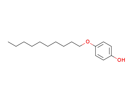 Molecular Structure of 35108-00-0 (p-Decyloxyphenol)