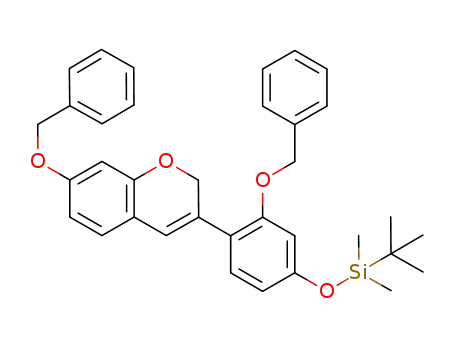2',7-dibenzyloxy-4'-(tert-butyldimethylsilyloxy)isoflav-3-ene