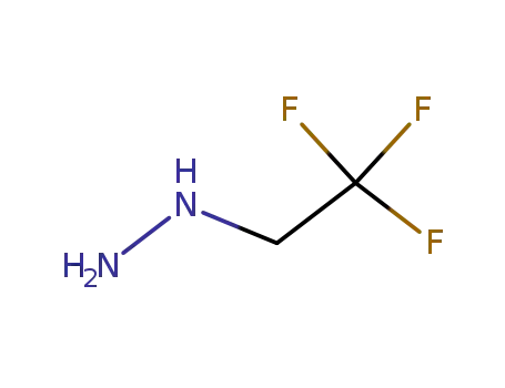Molecular Structure of 5042-30-8 (2,2,2-Trifluoroethylhydrazine)