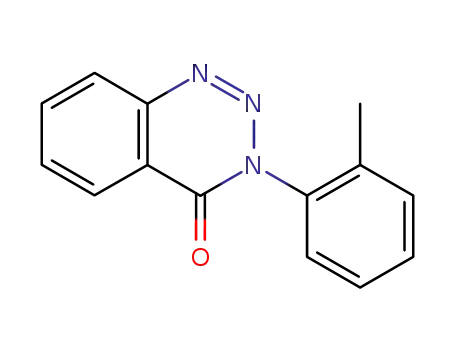 Molecular Structure of 54970-85-3 (3-(2-methylphenyl)-1,2,3-benzotriazin-4(3H)-one)