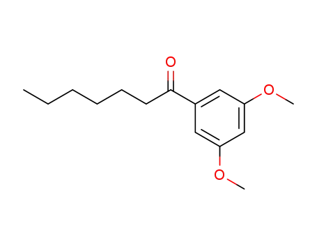 Molecular Structure of 39192-51-3 (1-(3 5-DIMETHOXYPHENYL)HEPTAN-1-ONE  96)
