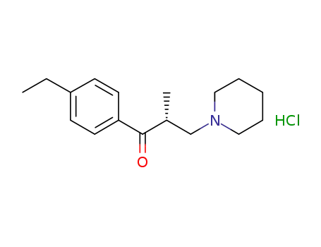 (+)-1-(4-ethylphenyl)-2-methyl-3-piperidin-1-ylpropan-1-one hydrochloride