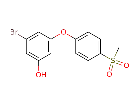 3-Bromo-5-[4-(methylsulfonyl)phenoxy]phenol