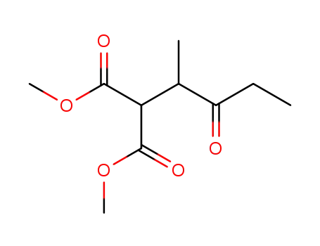 Molecular Structure of 37069-22-0 (Propanedioic acid, (1-methyl-2-oxobutyl)-, dimethyl ester)