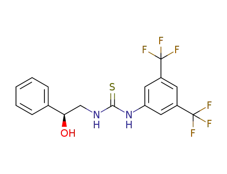 N-((S)-(1-hydroxy-1-phenylethan-2-yl))-N'-(3,5-bis-(trifluoromethyl)phenyl)thiourea