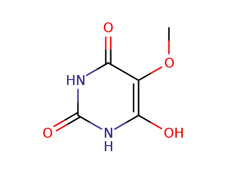 Molecular Structure of 60703-43-7 (2,4,6(1H,3H,5H)-Pyrimidinetrione, 5-methoxy-)