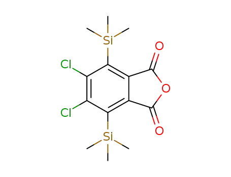 5,6-dichloro-4,7-bis(trimethylsilyl)isobenzofuran-1,3-dione