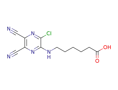 6-(3-Chloro-5,6-dicyano-pyrazin-2-ylamino)-hexanoic acid