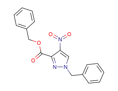 benzyl 1-benzyl-4-nitro-1H-pyrazole-3-carboxylate