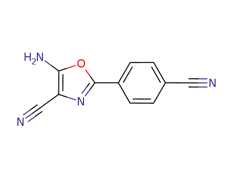 5-amino-2-(4-cyanophenyl)oxazole-4-carbonitrile