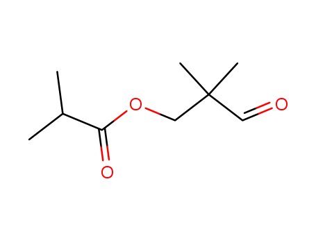 Molecular Structure of 32783-82-7 (2,2-dimethyl-3-oxopropyl isobutyrate)