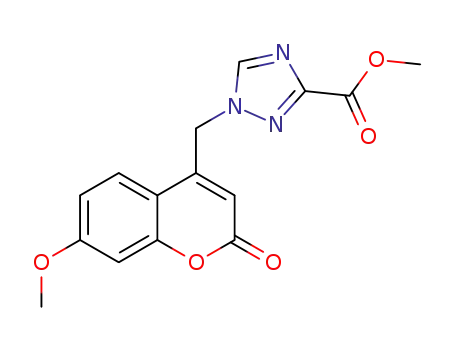 methyl 1-((7-methoxy-2-oxo-2H-chromen-4-yl)methyl)-1,2,4-triazole-3-carboxylate
