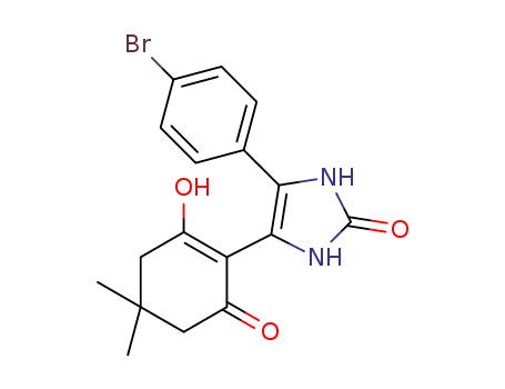 4-(4-bromophenyl)-5-(2-hydroxy-4,4-dimethyl-6-oxocyclohex-1-enyl)-1H-imidazol-2-one