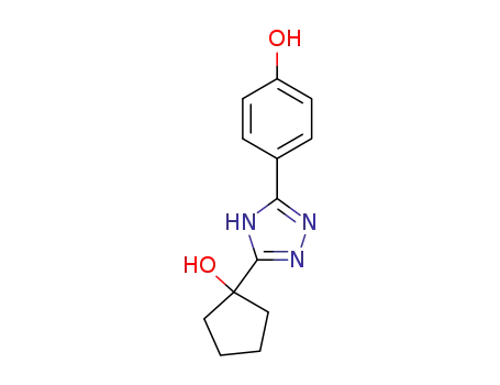 4-(5-(1-hydroxycyclopentyl)-4H-1,2,4-triazol-3-yl)phenol