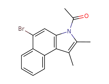 3-acetyl-5-bromo-1,2-dimethyl-3H-benz[e]indole