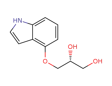 (R)-3-(4-indolyloxy)-propane-1,2-diol