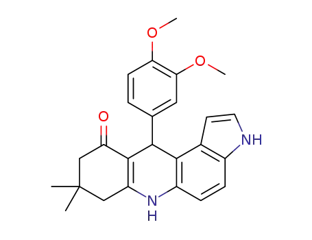 8,9-dihydro-11-(3,4-dimethoxyphenyl)-8,8-dimethyl-3H-pyrrolo[3,2-a]acridin-10(6H,7H,11H)-one