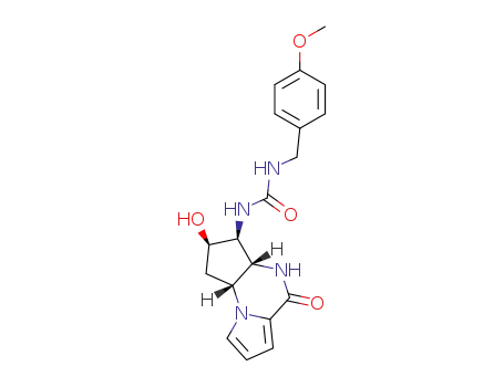 1-((2R,3S,3aS,9aR)-2-hydroxy-5-oxo-2,3,3a,4,5,9a-hexahydro-1H-cyclopenta[e]pyrrolo[1,2-a]pyrazin-3-yl)-3-(4-methoxybenzyl)urea