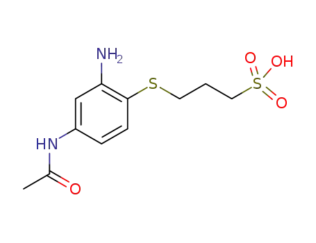 2-(3-sulfopropylthio)-5-acetylaminoaniline