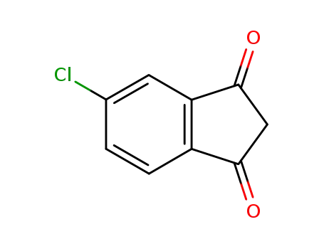 Molecular Structure of 22018-96-8 (1H-Indene-1,3(2H)-dione, 5-chloro-)
