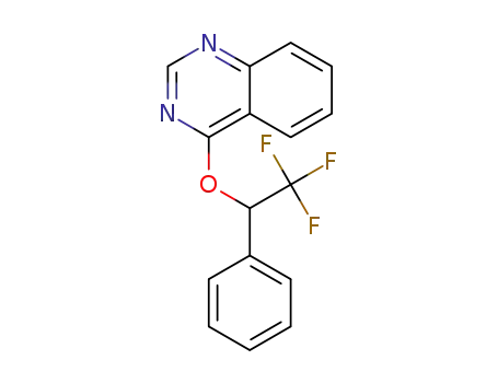 4-(2,2,2-trifluoro-1-phenylethoxy)quinazoline