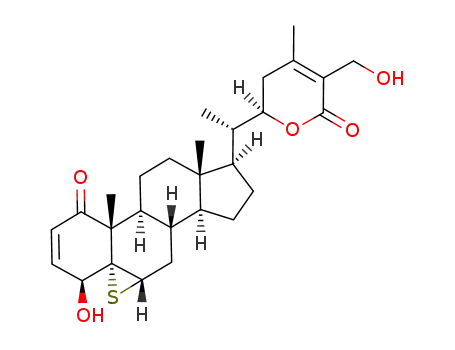 4β,27-dihydroxy-1-oxowitha-2,24-dienolide-5α,6α-thiirane