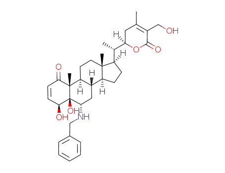 6α-benzylamino-4β,5β,27-trihydroxy-1-oxowitha-2,24-dienolide