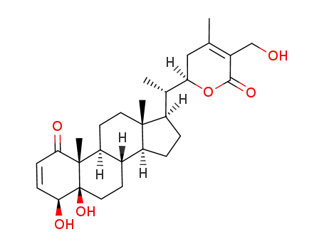 4β,5β,27-trihydroxy-1-oxowitha-2,24-dienolide
