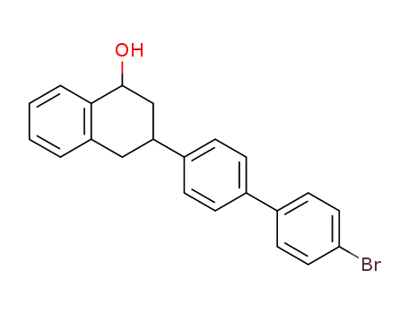 (+/-)-cis/trans-3-(4''-Bromobiphenyl-4'-yl)-1,2,3,4-tetrahydronaphthalen-1-ol