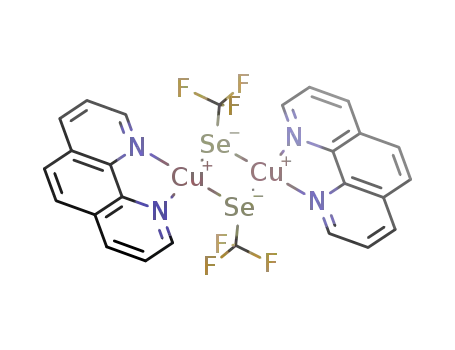 [(2,2'-bipyridine)Cu(SeCF3)]2