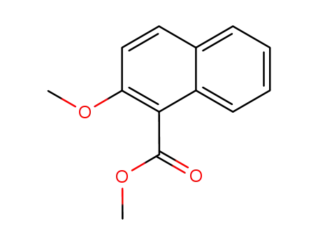 Molecular Structure of 13343-92-5 (METHYL 2-METHOXY-1-NAPHTHOATE)