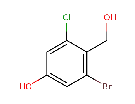 3-bromo-5-chloro-4-(hydroxymethyl)phenol
