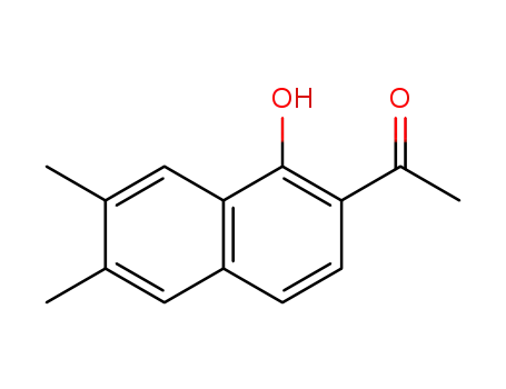 1-(6,7-dimethyl-1-hydroxynaphthalen-2-yl)ethan-1-one